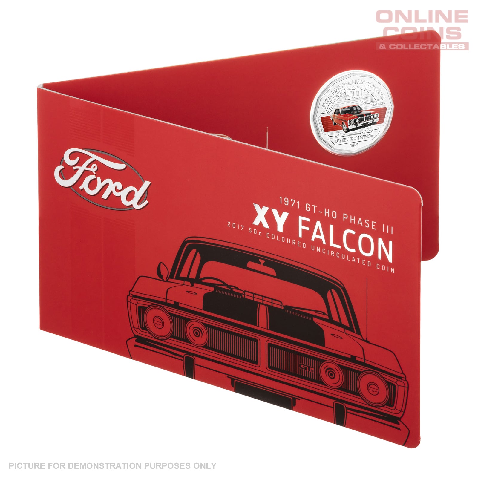 2017 Royal Australian Mint Ford Classics 50c Coin In Card - XY Falcon